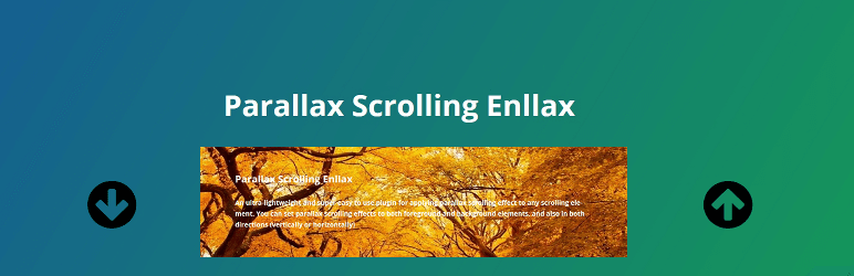 WordPress Parallax Scrolling Enllax.js Plugin Banner Image
