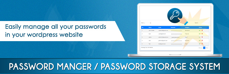 WordPress Passwords Manager Plugin Banner Image