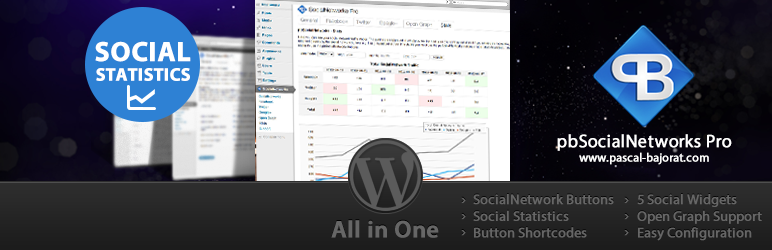 WordPress pbSocialNetworks Plugin Banner Image