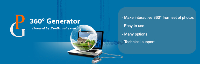 WordPress 360 Generator Plugin Banner Image