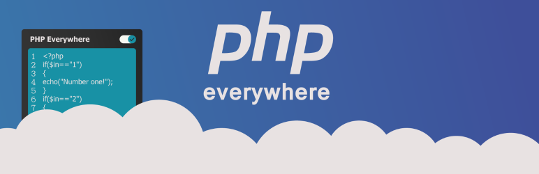 WordPress PHP Everywhere Plugin Banner Image