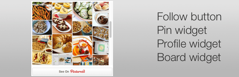 WordPress Pinterest Widgets Plugin Banner Image