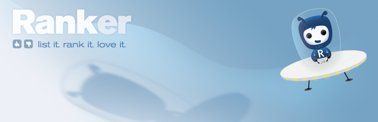 WordPress Polling Widget: Ranker Lists Plugin Banner Image