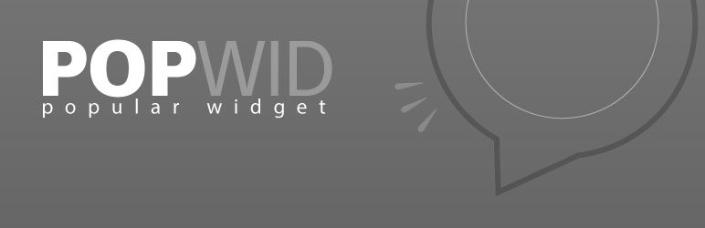 WordPress Popular Widget Plugin Banner Image