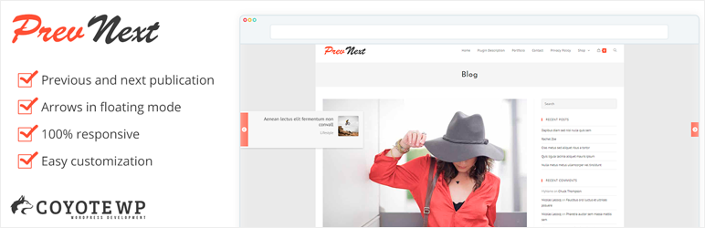 WordPress Prev and Next Lite Plugin Banner Image