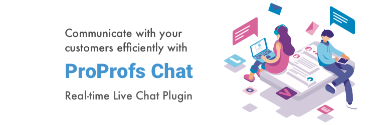 WordPress Live Chat Plugin for WordPress Websites – ProProfs Chat Plugin Banner Image