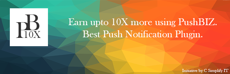 WordPress pushBIZ – Push Notification Plugin Banner Image
