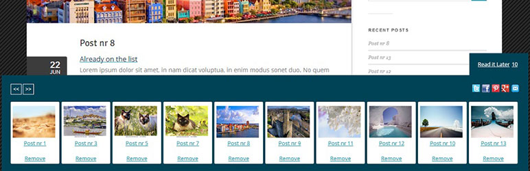 WordPress Read It Later Lite Plugin Banner Image