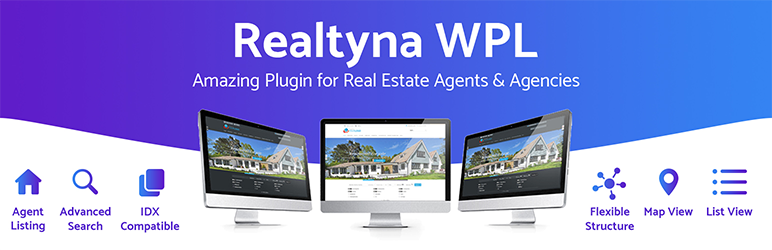 WordPress Realtyna Organic IDX plugin + WPL Real Estate Plugin Banner Image