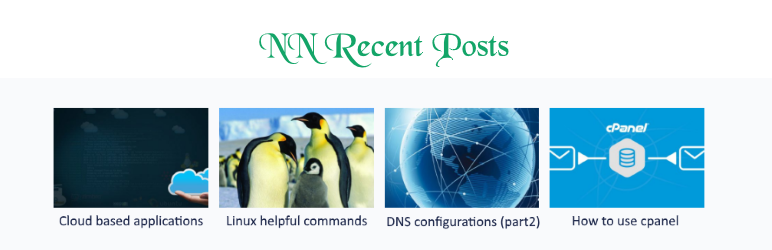 WordPress NN Recent Posts Plugin Banner Image