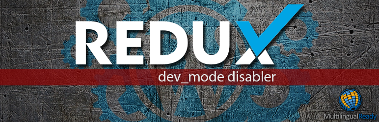 WordPress Redux Developer Mode Disabler Plugin Banner Image