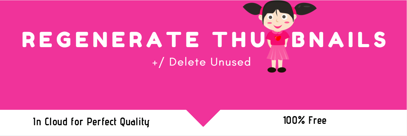 WordPress Regenerate thumbnails and delete unused thumbnails Plugin Banner Image