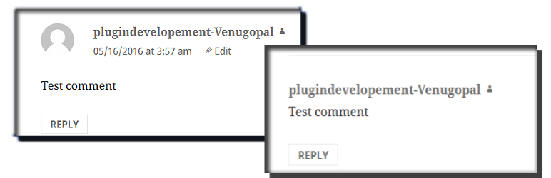 WordPress Comment Date and Gravatar remover Plugin Banner Image