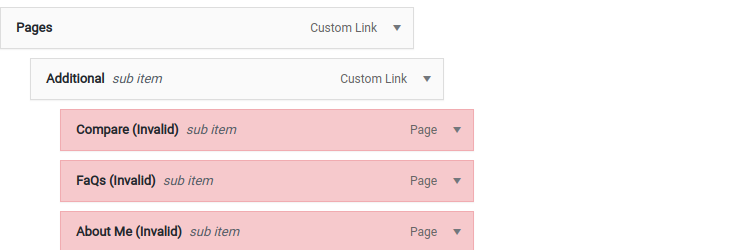 WordPress Remove invalid menu items Plugin Banner Image