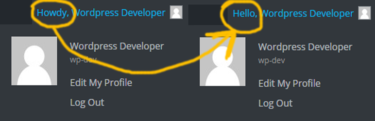 WordPress SM Replace Howdy Plugin Banner Image