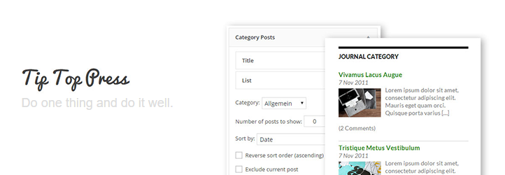 WordPress Same Category Posts Plugin Banner Image