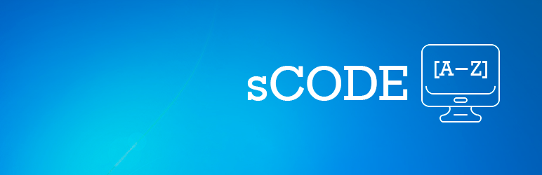 WordPress sCode by mojWP Plugin Banner Image