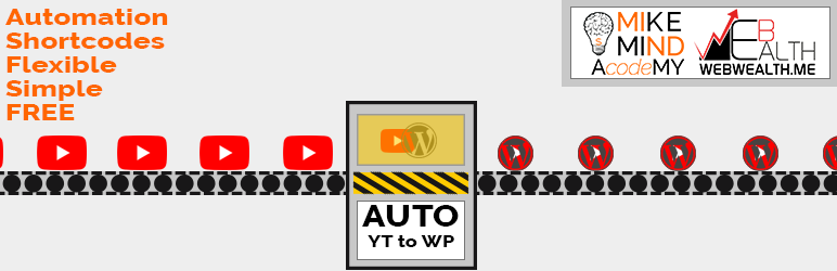 WordPress SCS YouTube Auto Poster Plugin Banner Image