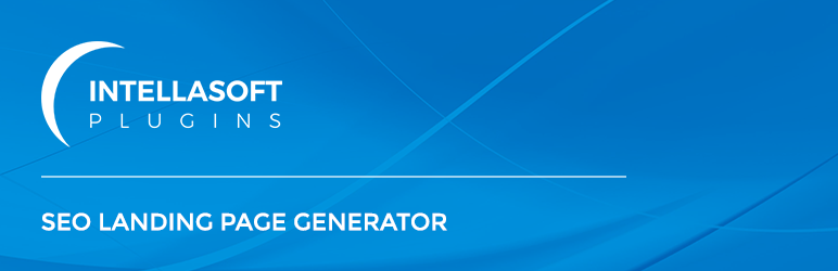 WordPress SEO Landing Page Generator Plugin Banner Image
