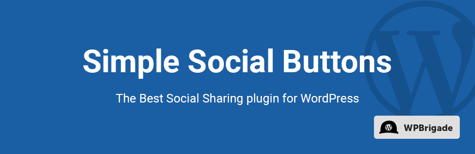 WordPress Simple Social Media Share Buttons – Social Sharing for Everyone Plugin Banner Image
