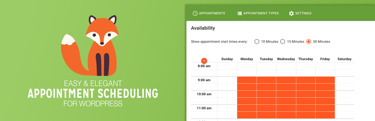 WordPress Simply Schedule Appointments Plugin Banner Image