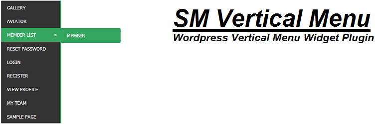 WordPress SM Vertical Menu Plugin Banner Image