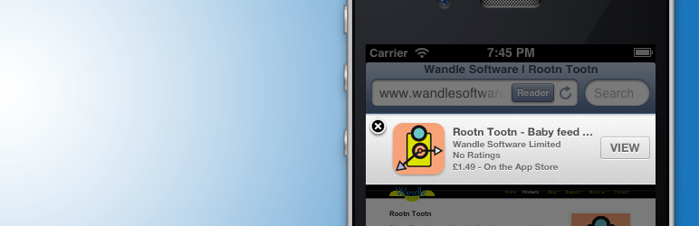 WordPress Smart App Banner Plugin Banner Image