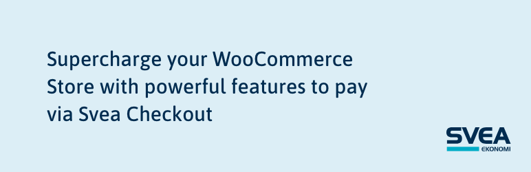 WordPress Svea Checkout for WooCommerce Plugin Banner Image