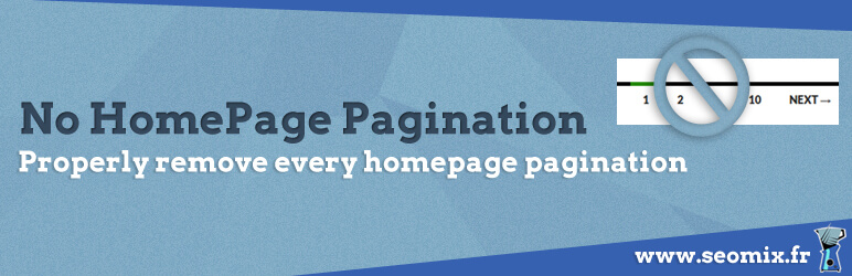 WordPress SX No Homepage Pagination Plugin Banner Image