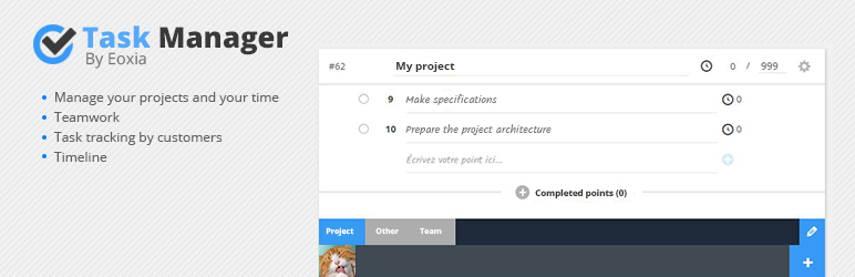 WordPress Task Manager Plugin Banner Image