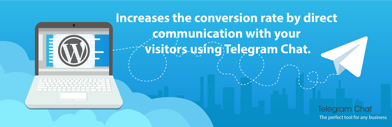 WordPress Telegram-chat Plugin Banner Image