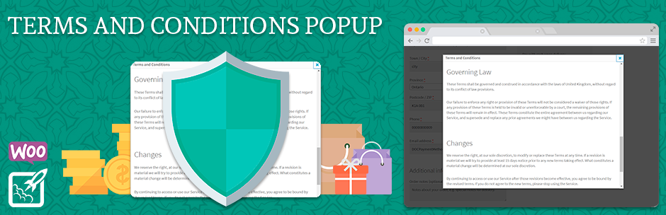 WordPress Terms and Conditions Popup for WooCommerce Plugin Banner Image