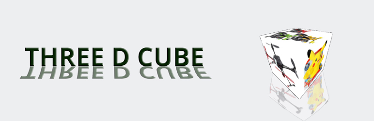 WordPress Three D Cube Plugin Banner Image