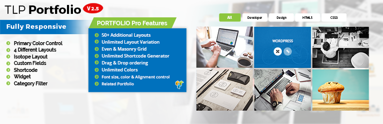 WordPress Portfolio Plugin Banner Image