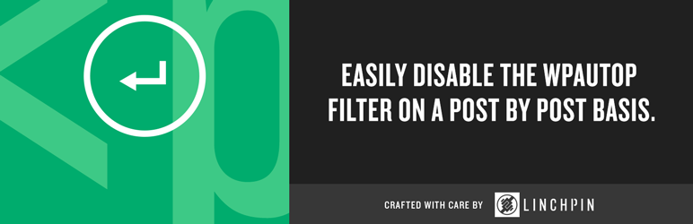 WordPress Toggle wpautop Plugin Banner Image