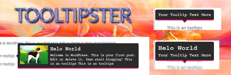 WordPress Tooltipster Plugin Banner Image