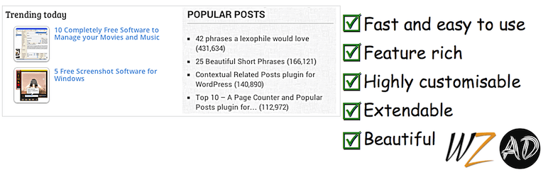 WordPress Top 10  – Popular posts plugin for WordPress Plugin Banner Image