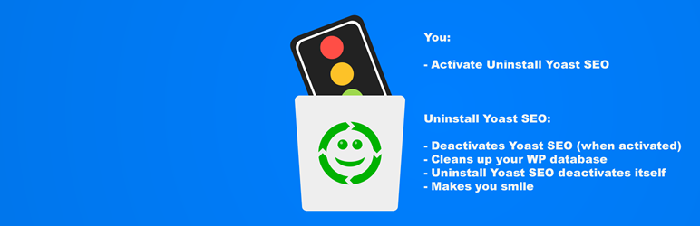 WordPress Uninstall Yoast SEO Plugin Banner Image