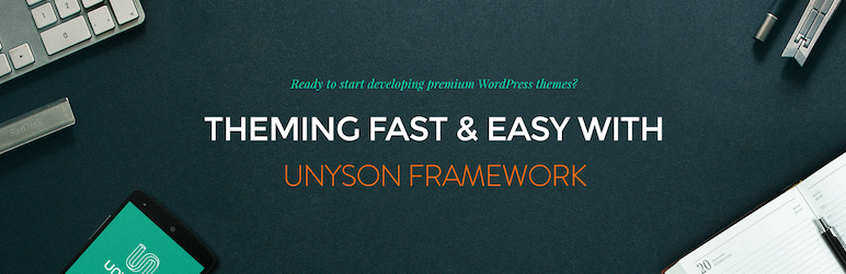 WordPress Unyson Plugin Banner Image