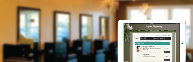 WordPress Vagaro Booking Widget Plugin Banner Image