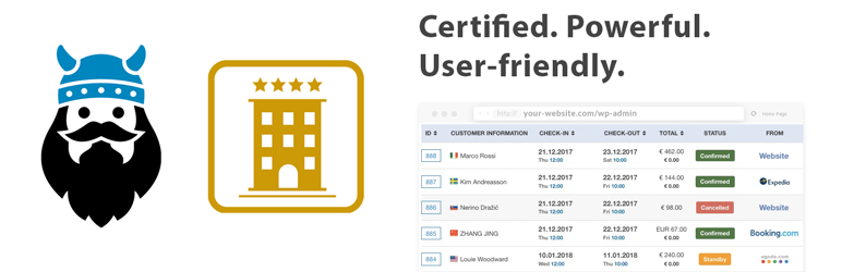 WordPress VikBooking Hotel Booking Engine & PMS Plugin Banner Image