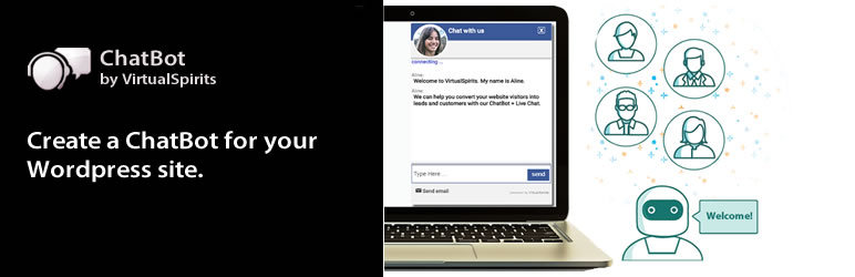 WordPress virtualspirits chatbot Plugin Banner Image
