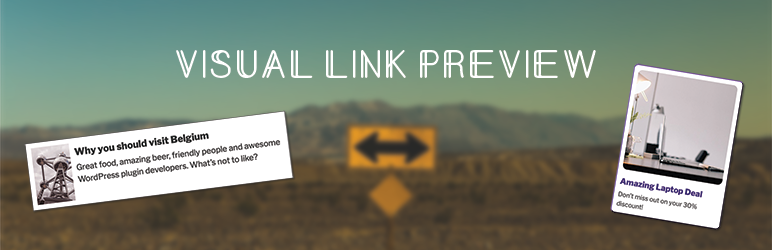 WordPress Visual Link Preview Plugin Banner Image