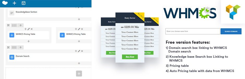 WordPress WPBakery Visual Composer WHMCS Elements Plugin Banner Image