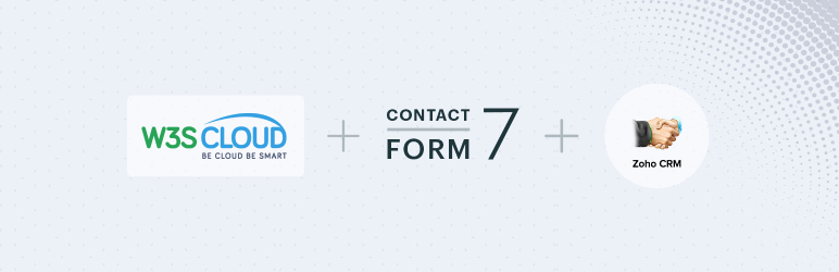 WordPress W3SCloud Contact Form 7 to Zoho CRM Plugin Banner Image