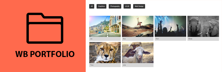 WordPress WB Portfolio Plugin Banner Image