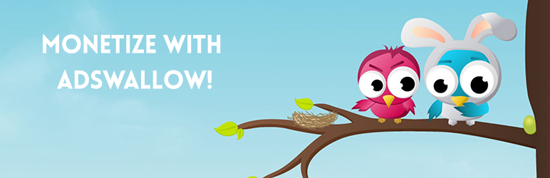 WordPress Website Monetization by AdSwallow Plugin Banner Image