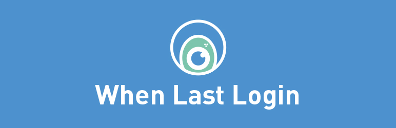 WordPress When Last Login Plugin Banner Image