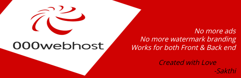 WordPress Whitelabel for 000webhost Plugin Banner Image