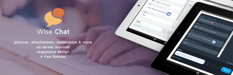 WordPress Wise Chat Plugin Banner Image